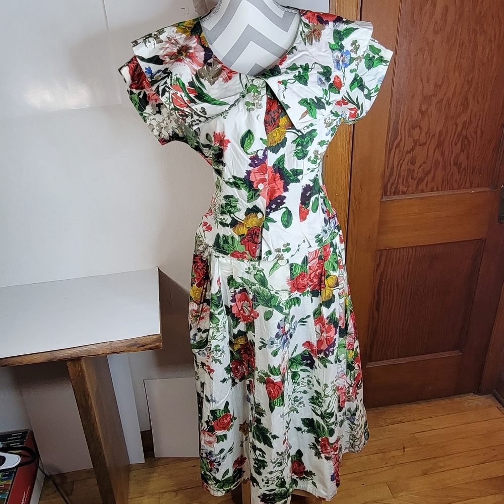 Vintage Private Collection by House of Lloyd 2 Piece skirt set Cotton Size 10
